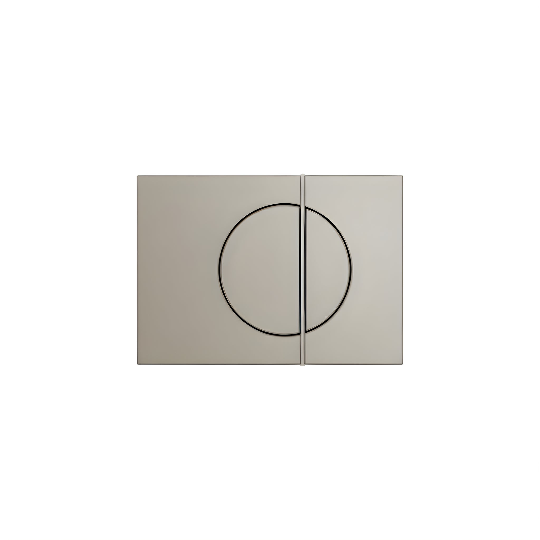 KOHLER NOTE MECHANICAL FLUSH PLATE 225MM BRUSHED NICKEL