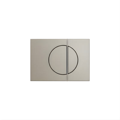 KOHLER NOTE MECHANICAL FLUSH PLATE 225MM BRUSHED NICKEL