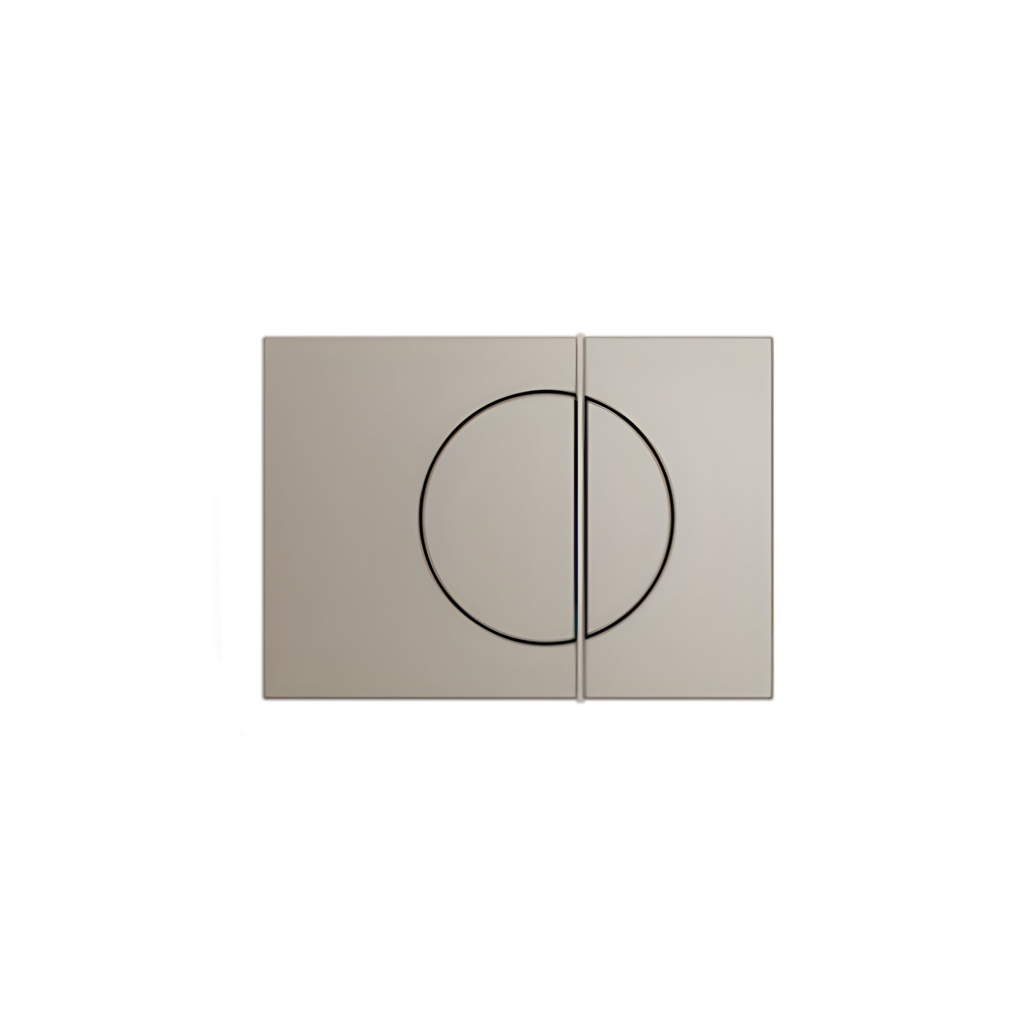 KOHLER NOTE MECHANICAL FLUSH PLATE 225MM BRUSHED BRONZE