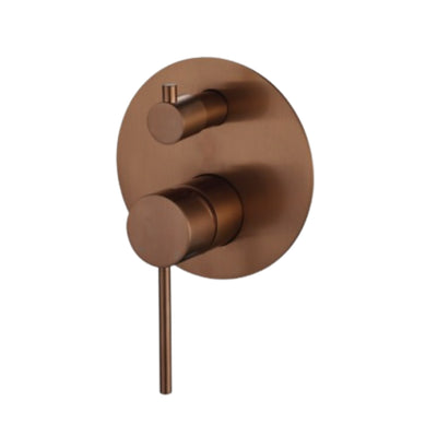 MODERN NATIONAL STAR MINI SHOWER DIVERTER MIXER 130MM CHAMPAGNE