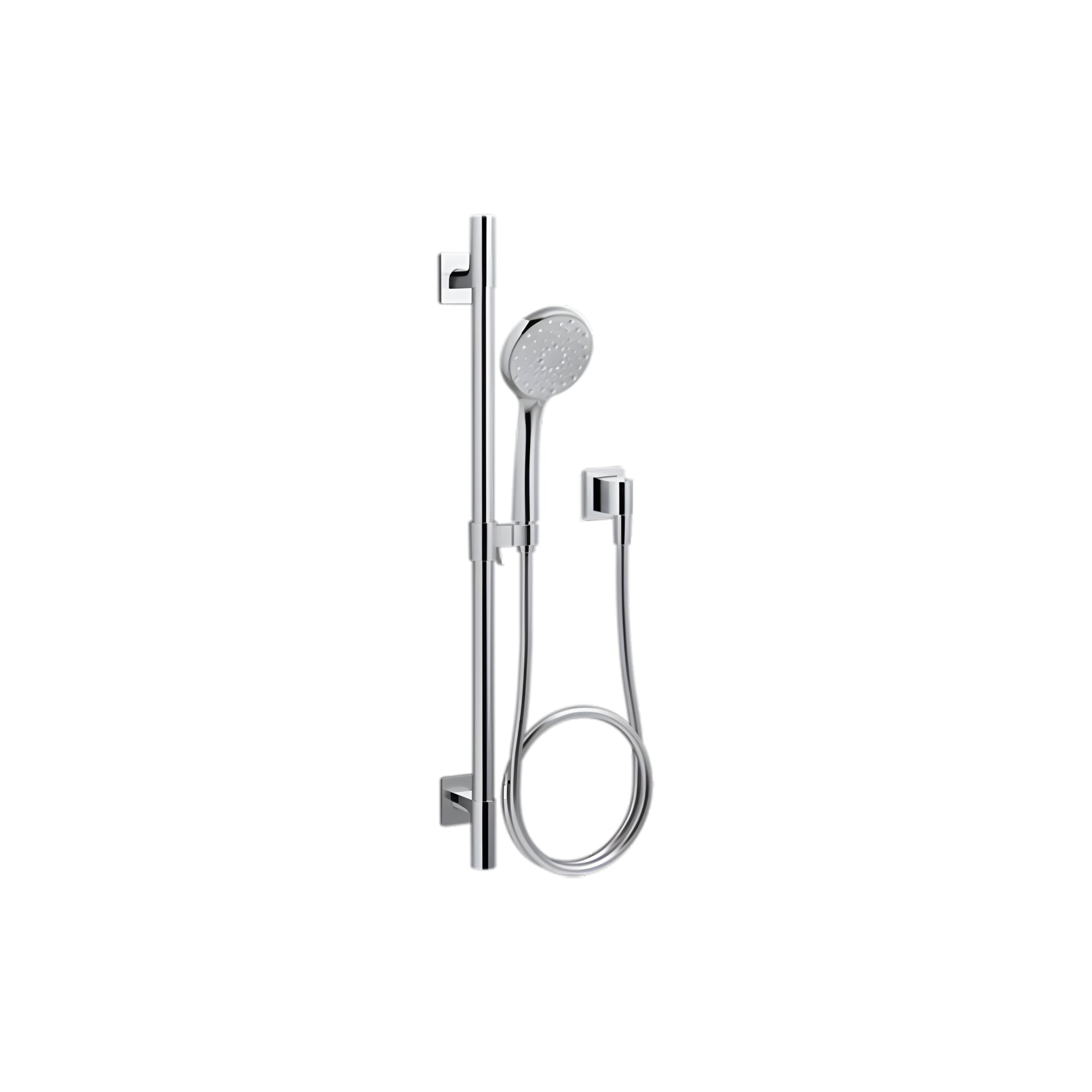 KOHLER AWAKEN ROUND SLIDING SHOWER SET CHROME