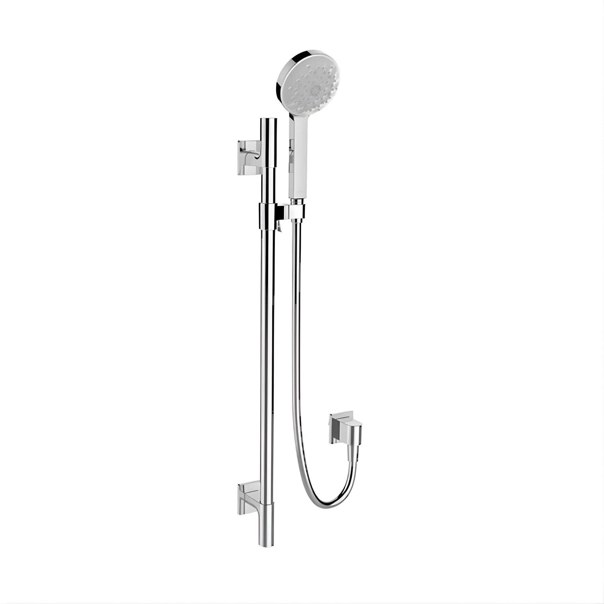 KOHLER RENEW GEOMETRIC STYLE HAND SHOWER WITH RAIL CHROME