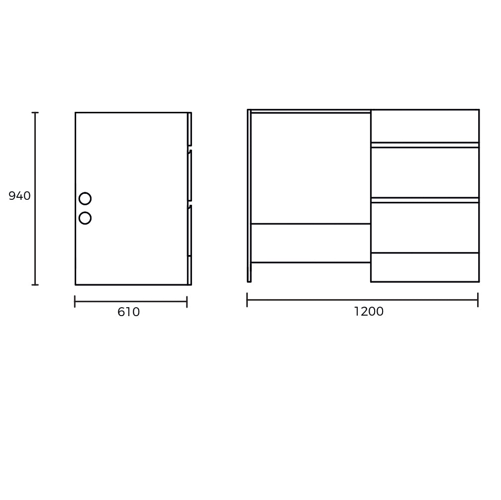 EVERHARD NUGLEAM ALL IN ONE LAUNDRY UNIT 1200MM WHITE