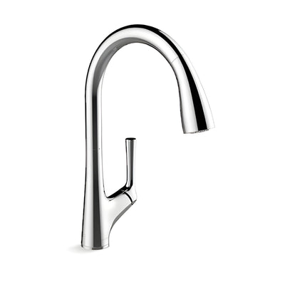 KOHLER MALLECO TOUCHLESS PULL-DOWN KITCHEN MIXER 388MM POLISHED CHROME