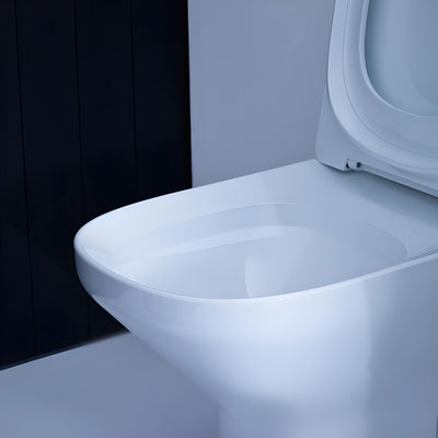 KOHLER MODERNLIFE BACK TO WALL TOILET SUITE WITH ELITE SEAT W/ NIGHTLIGHT GLOSS WHITE