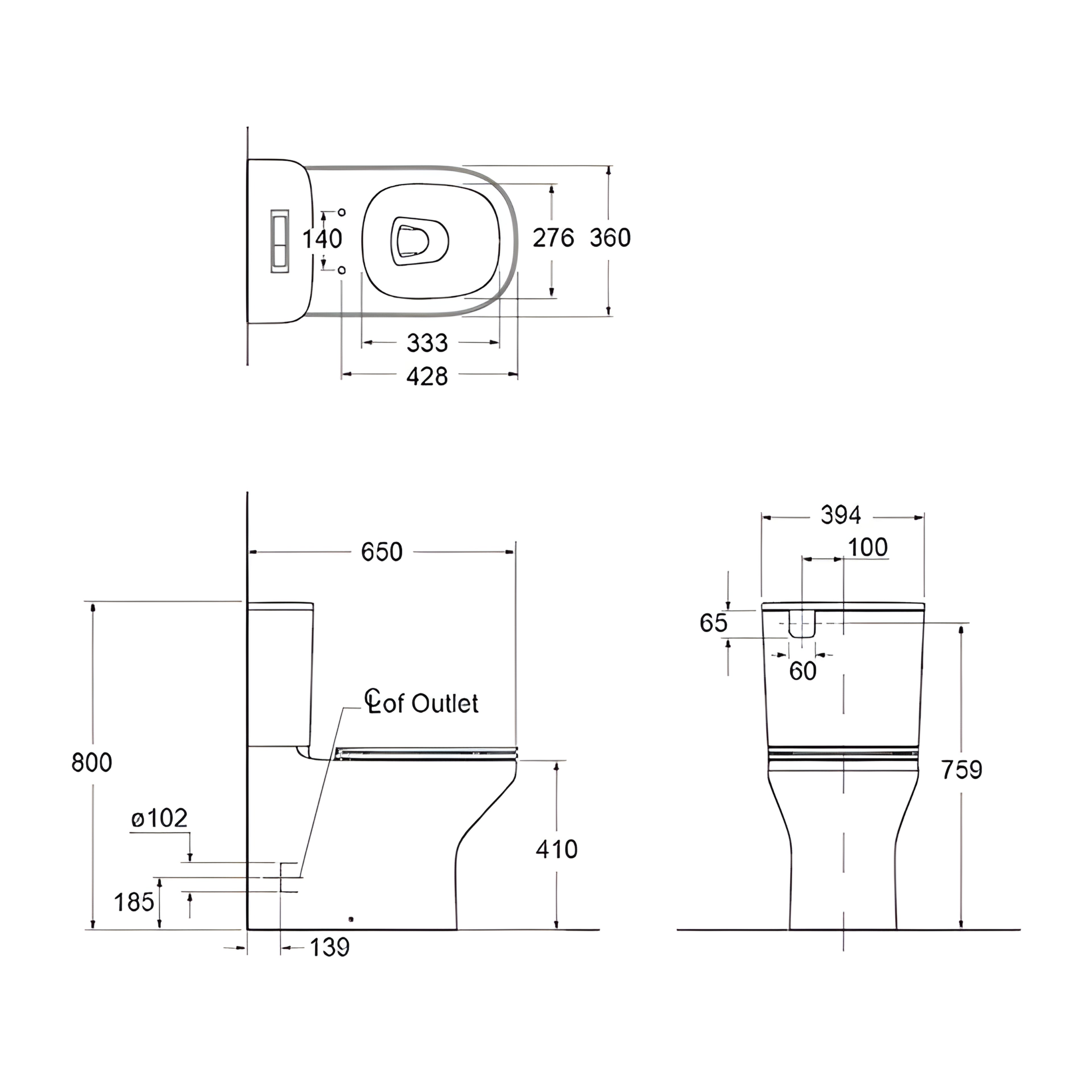 KOHLER MODERNLIFE BACK TO WALL TOILET SUITE WITH ELITE SEAT GLOSS WHITE