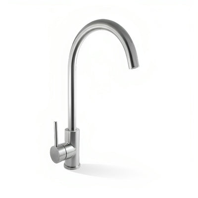 LINKWARE ELLE PROJECT SINK MIXER 405MM BRUSHED STAINLESS STEEL