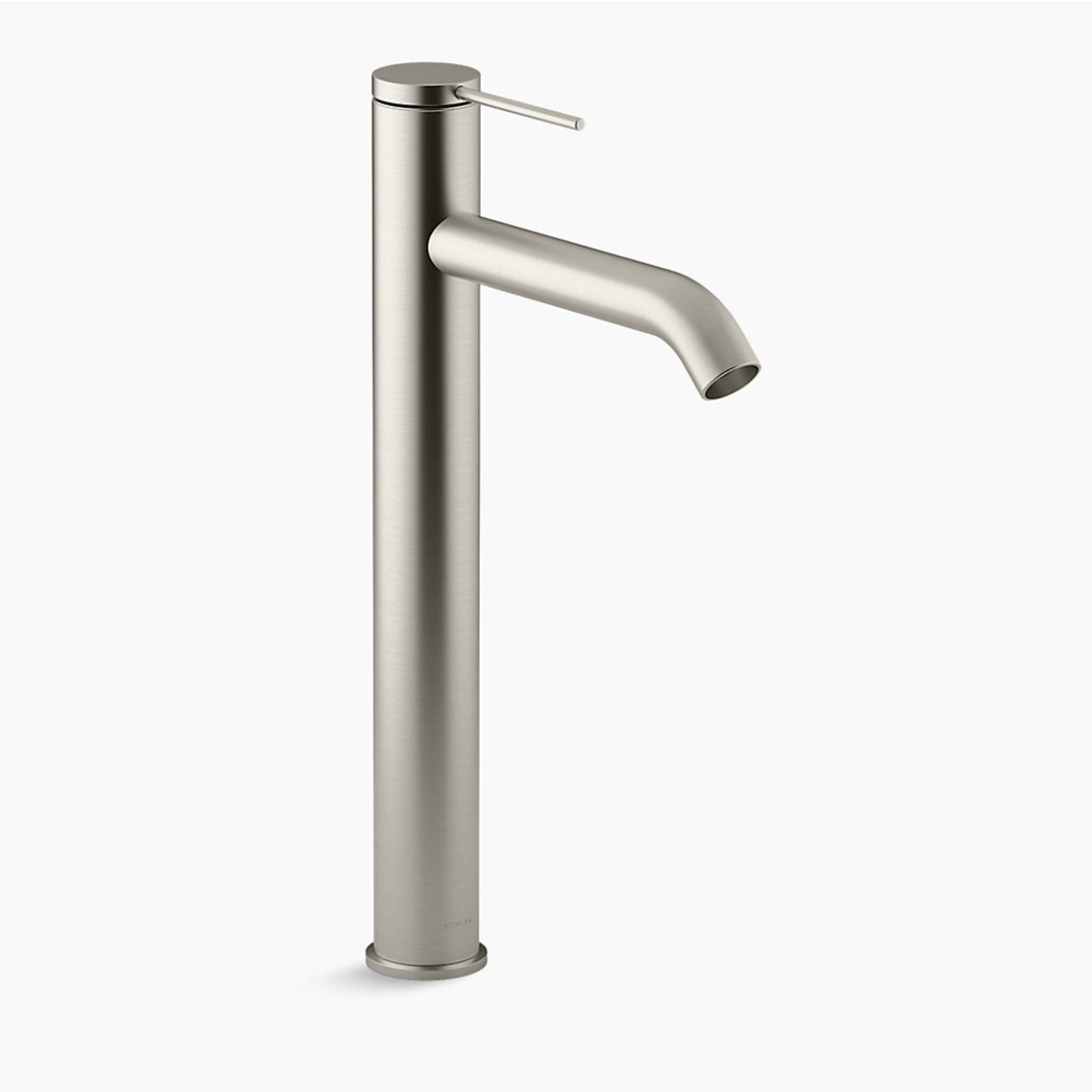 KOHLER COMPONENTS SUPER TALL BASIN MIXER 355MM BRUSHED NICKEL