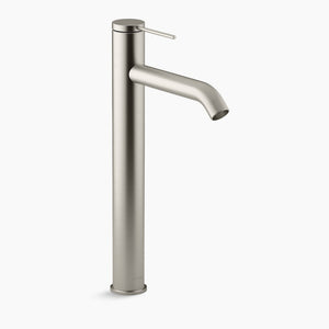 KOHLER COMPONENTS SUPER TALL BASIN MIXER 355MM BRUSHED NICKEL