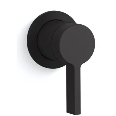 KOHLER COMPONENTS WALL MIXER WITH LEVER HANDLE & INWALL VALVE COMPLETE KIT MATTE BLACK