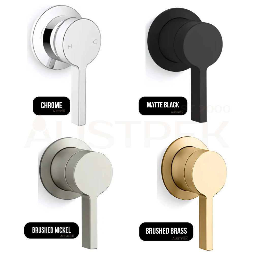 KOHLER COMPONENTS WALL MIXER WITH LEVER HANDLE & INWALL VALVE COMPLETE KIT BRUSHED NICKEL