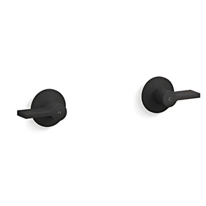 KOHLER COMPONENTS WALL TOP ASSEMBLY LEVER HANDLE WITH INWALL VALVE COMPLETE KIT MATTE BLACK