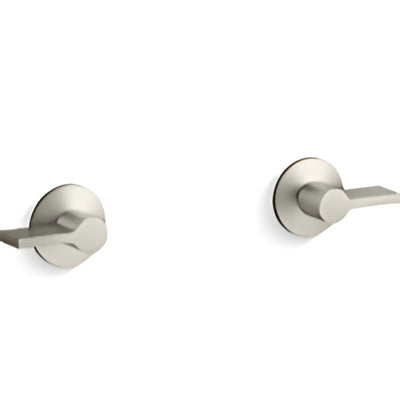 KOHLER COMPONENTS WALL TOP ASSEMBLY LEVER HANDLE WITH INWALL VALVE COMPLETE KIT BRUSHED NICKEL