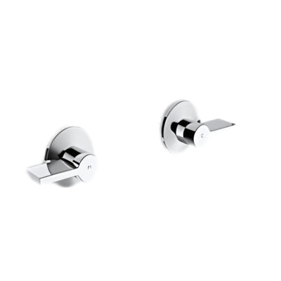 KOHLER COMPONENTS WALL TOP ASSEMBLY LEVER HANDLE WITH INWALL VALVE COMPLETE KIT CHROME