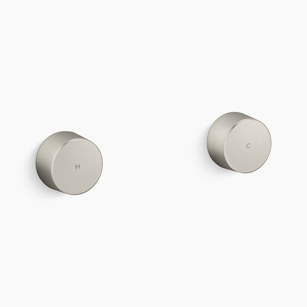 KOHLER COMPONENTS WALL TOP ASSEMBLY OYL HANDLE WITH INWALL VALVE COMPLETE KIT BRUSHED NICKEL