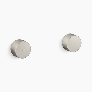 KOHLER COMPONENTS WALL TOP ASSEMBLY OYL HANDLE WITH INWALL VALVE COMPLETE KIT BRUSHED NICKEL