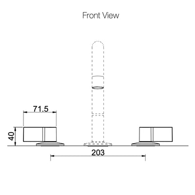 KOHLER COMPONENTS HOB MOUNT TOP ASSEMBLY LEVER HANDLE MATTE BLACK