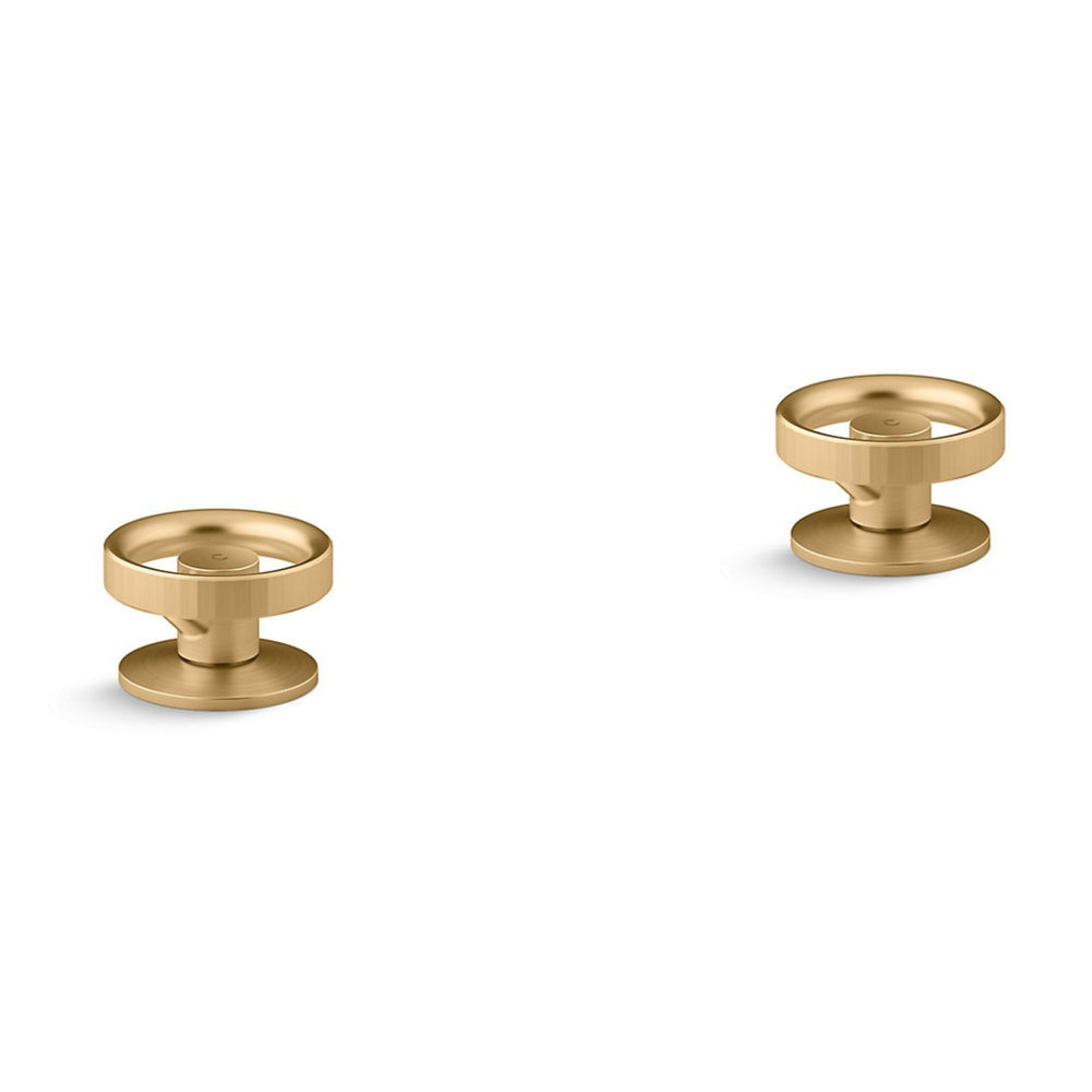 KOHLER COMPONENTS HOB MOUNT TOP ASSEMBLY INDUSTRIAL HANDLE BRUSHED BRASS