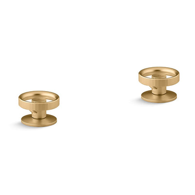 KOHLER COMPONENTS HOB MOUNT TOP ASSEMBLY INDUSTRIAL HANDLE BRUSHED BRASS