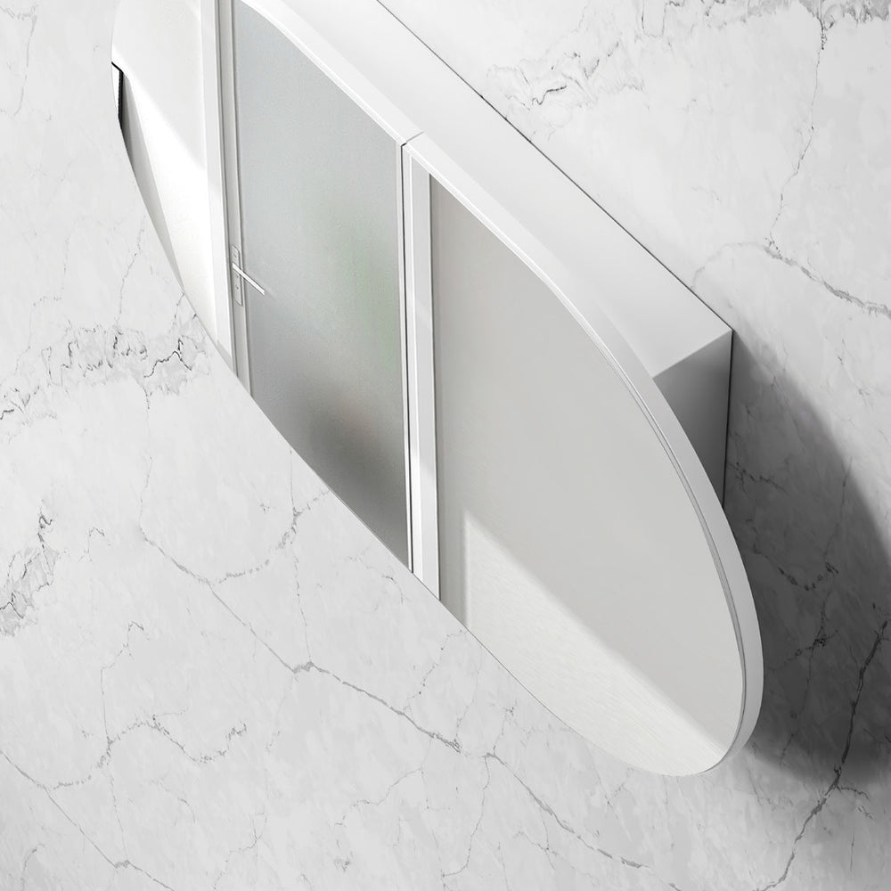 OTTI BONDI MATTE WHITE SHAVING CABINET 1800X900MM