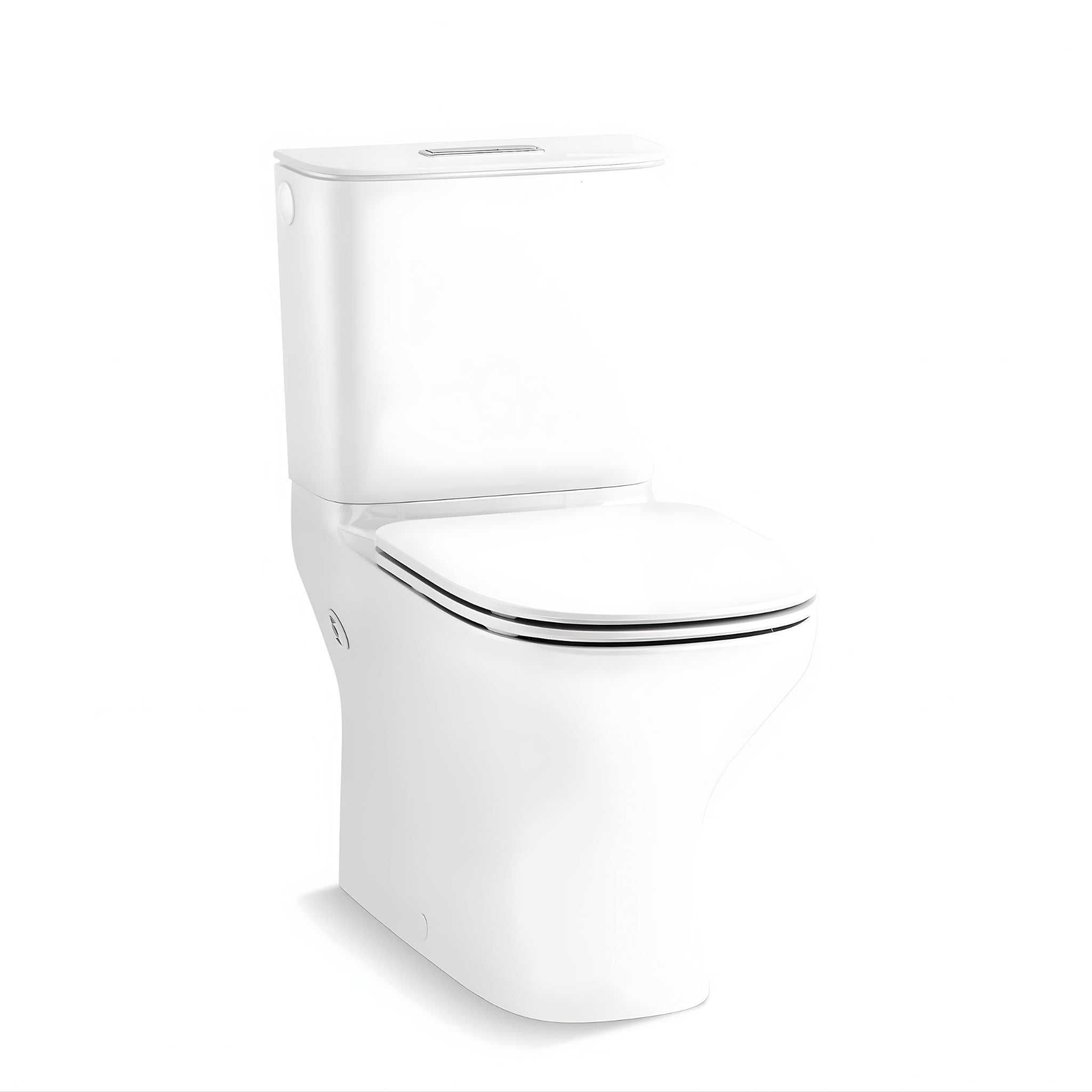 KOHLER MODERNLIFE RIMLESS BACK-TO-WALL TOILET SUITE WITH SLIM SEAT GLOSS WHITE