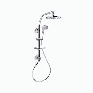 KOHLER HYDRORAIL PREMIUM ROUND SHOWER SYSTEM CHROME