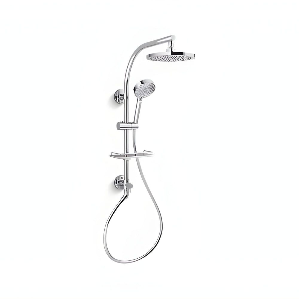 KOHLER HYDRORAIL STANDARD ROUND SHOWER SYSTEM CHROME