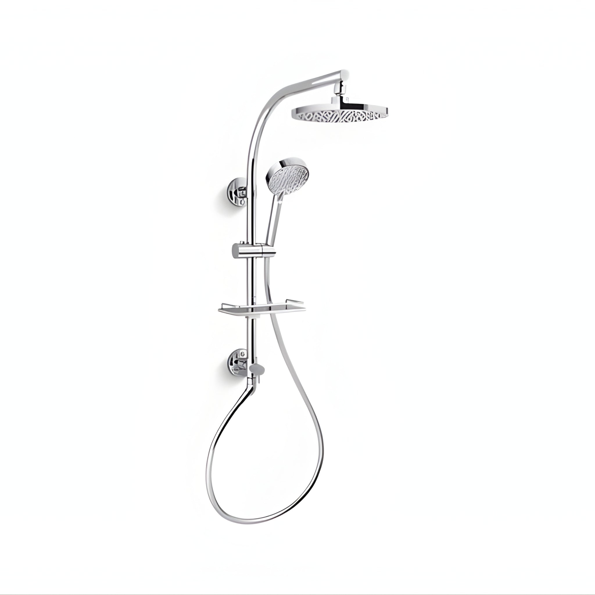KOHLER HYDRORAIL STANDARD ROUND SHOWER SYSTEM CHROME