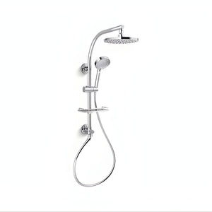KOHLER HYDRORAIL STANDARD ROUND SHOWER SYSTEM CHROME