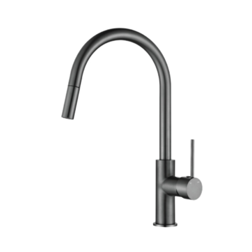 MODERN NATIONAL STAR MINI PULL OUT KITCHEN MIXER 393MM GUN METAL