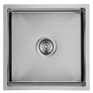 IKON CORA SINGLE BOWL ABOVE / UNDERMOUNT SINK STAINLESS STEEL 400MM