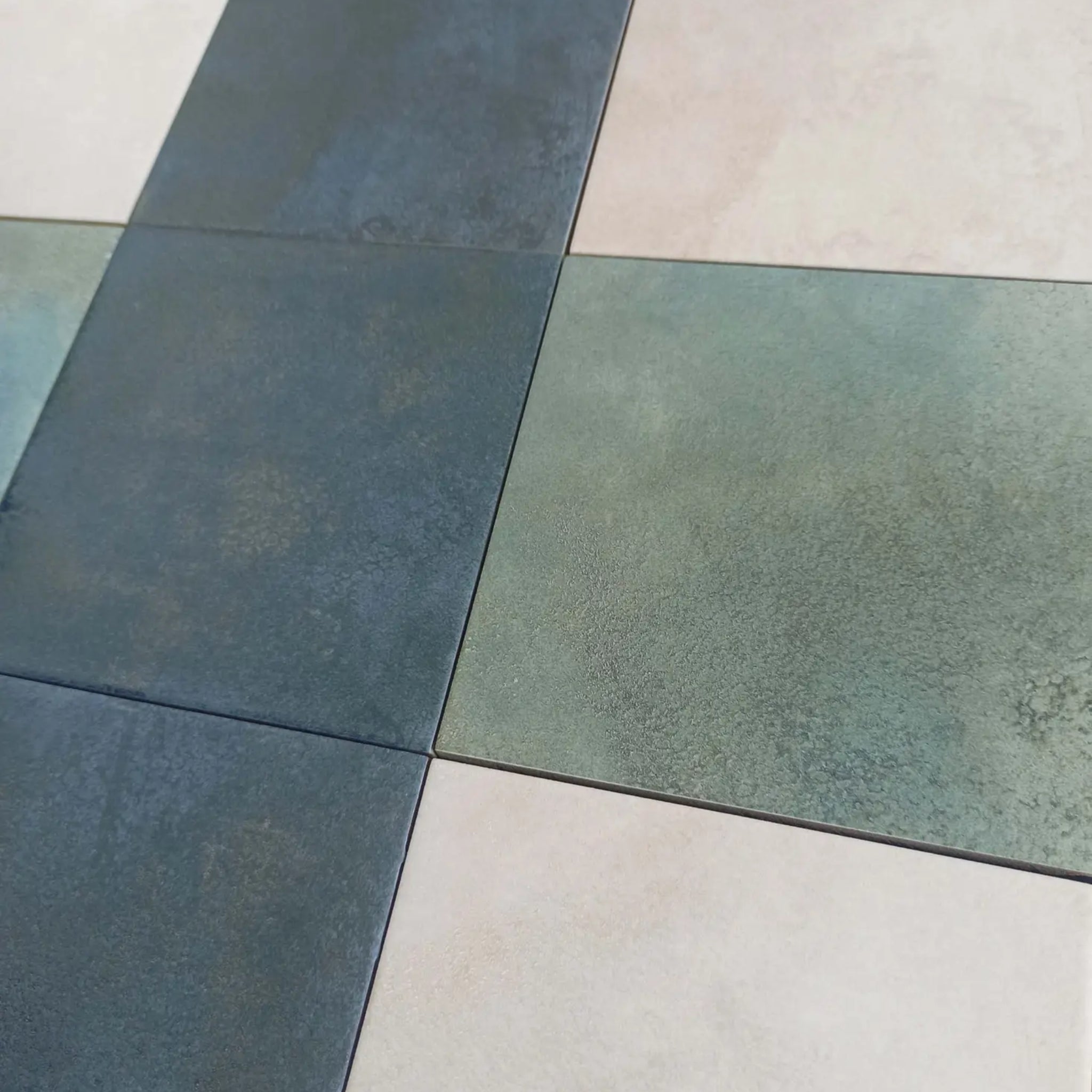 ELITE IMPORTERS GREENLAND TEAL ANTI SLIP 147X147MM SQUARE TILE (PER BOX)