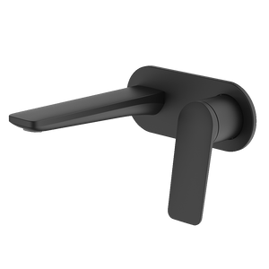 GARETH ASHTON VELA WALL BASIN / BATH MIXER SET 165MM BLACK