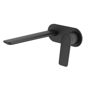 GARETH ASHTON VELA WALL BASIN / BATH MIXER SET 220MM BLACK