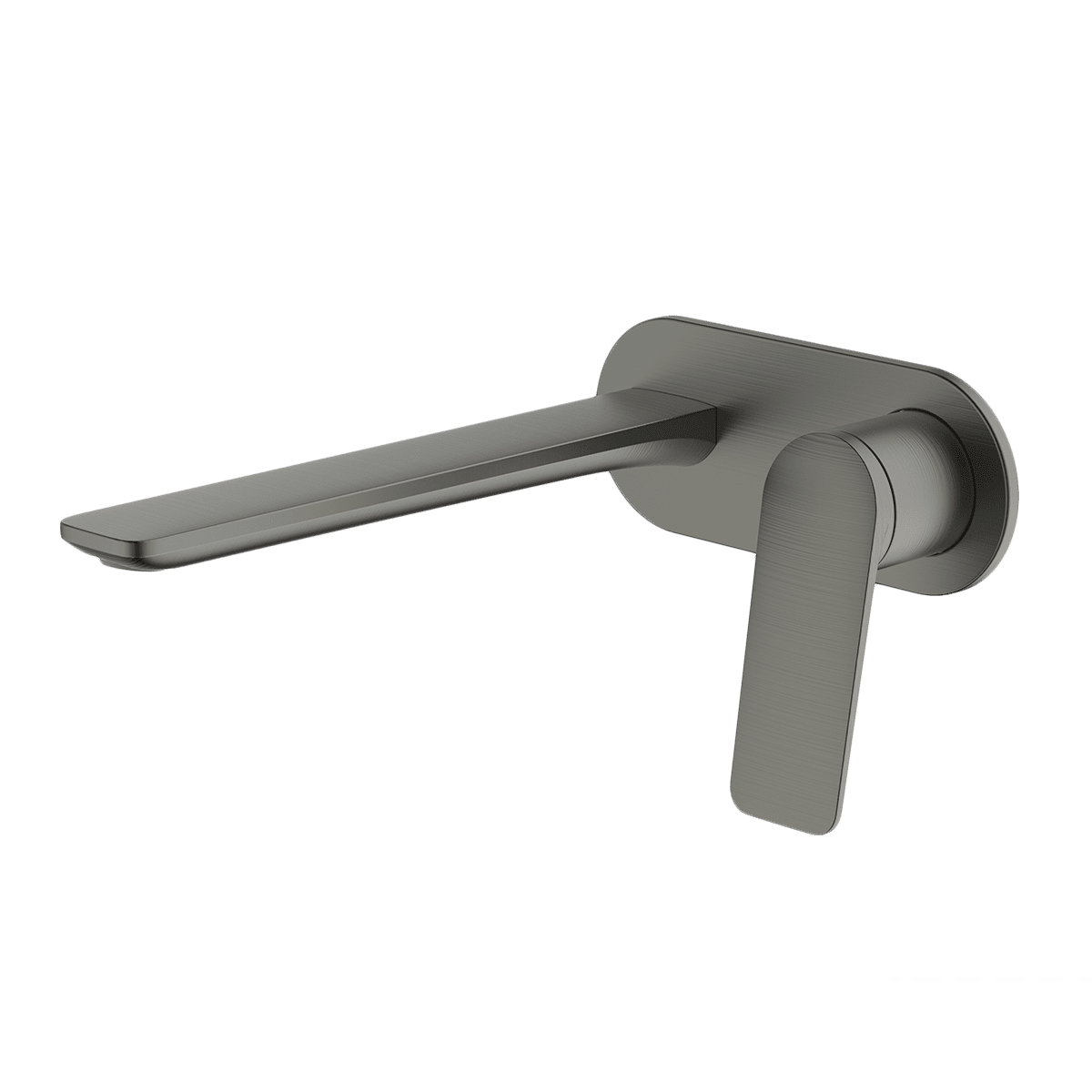 GARETH ASHTON VELA WALL BASIN / BATH MIXER SET 220MM GUN METAL