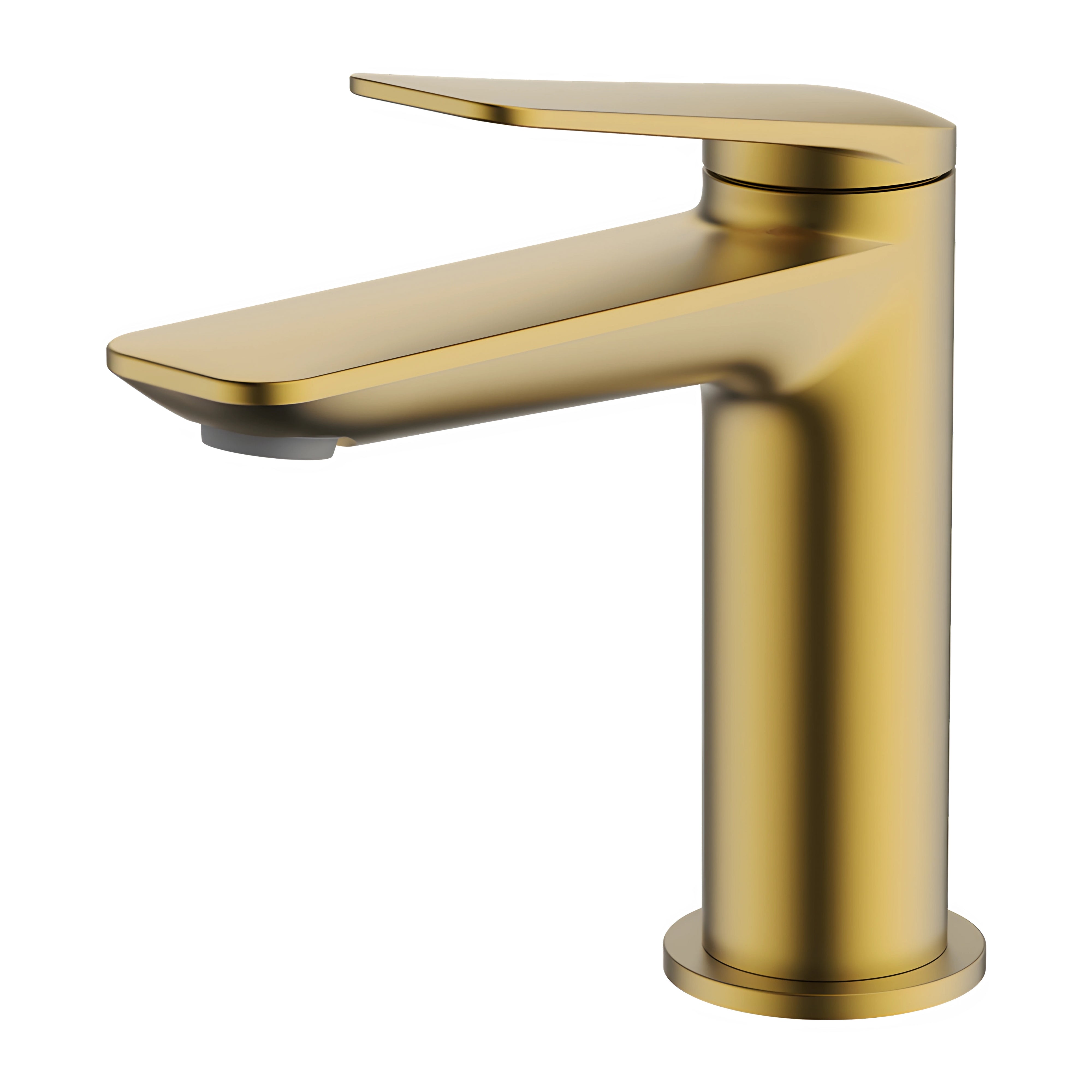 GARETH ASHTON VELA BASIN MIXER BRUSHED BRASS
