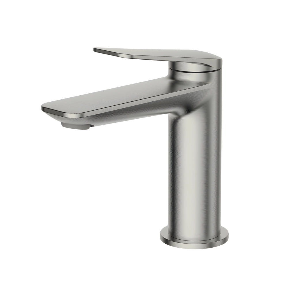 GARETH ASHTON VELA BASIN MIXER BRUSHED NICKEL