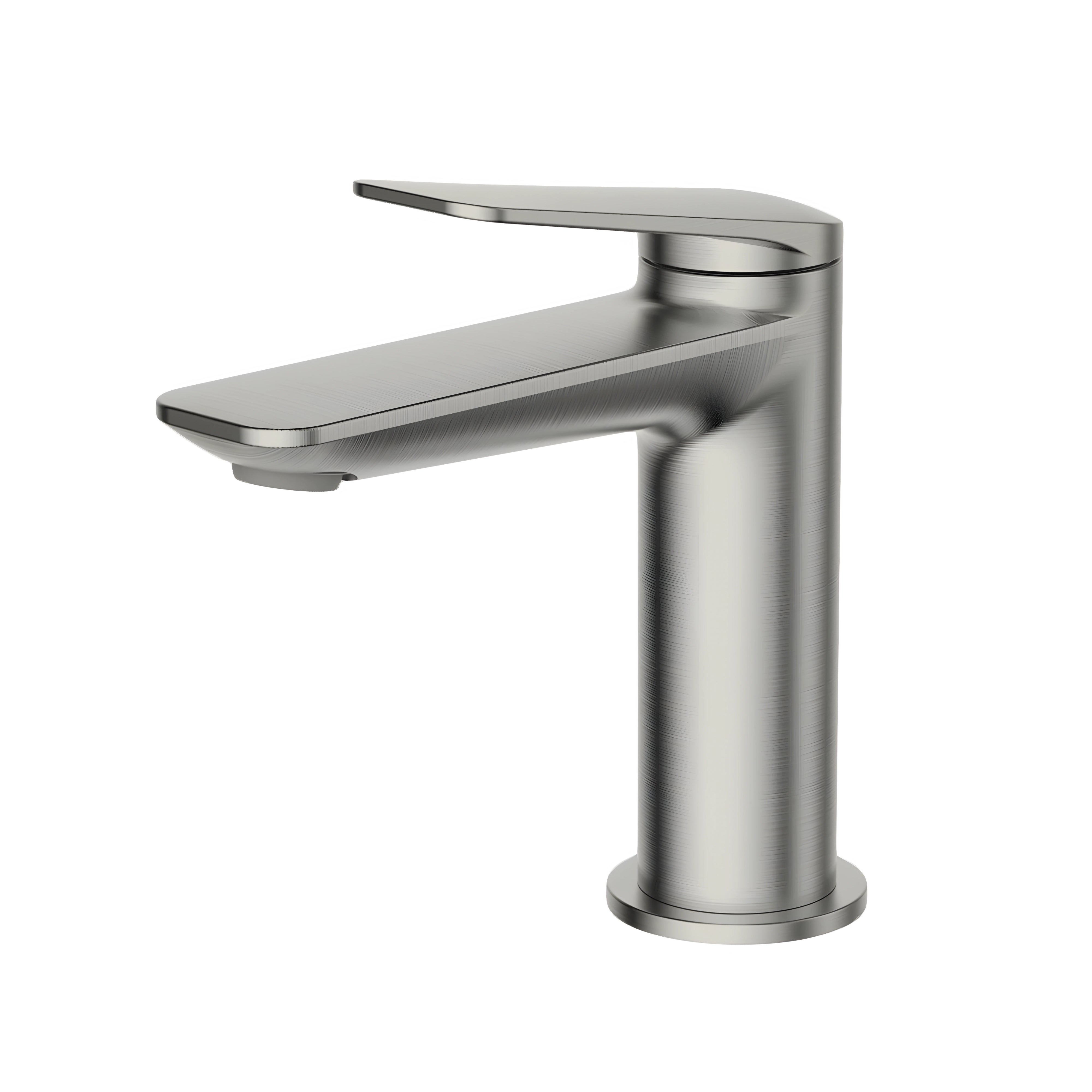 GARETH ASHTON VELA BASIN MIXER BRUSHED NICKEL