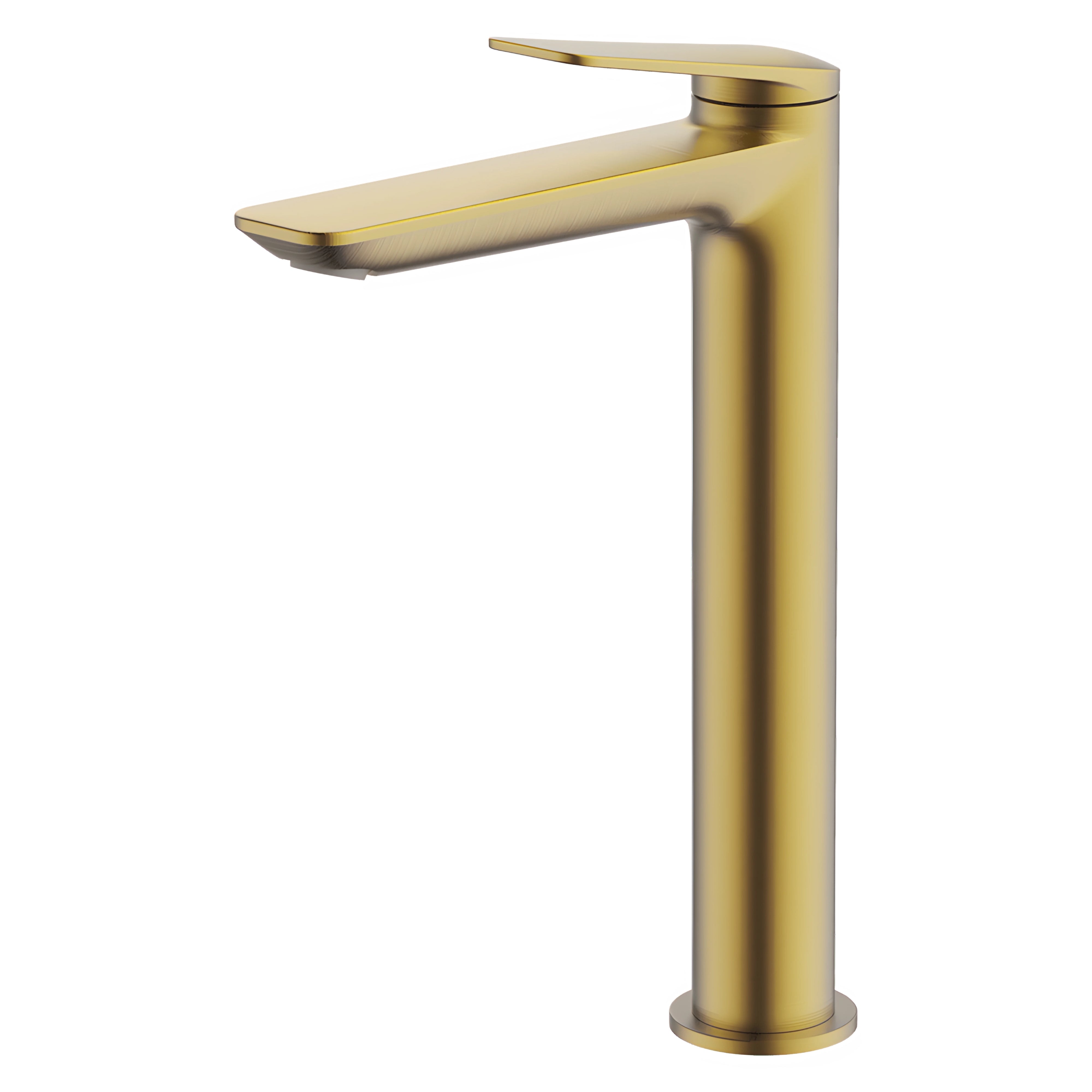 GARETH ASHTON VELA TALL BASIN MIXER BRUSHED BRASS