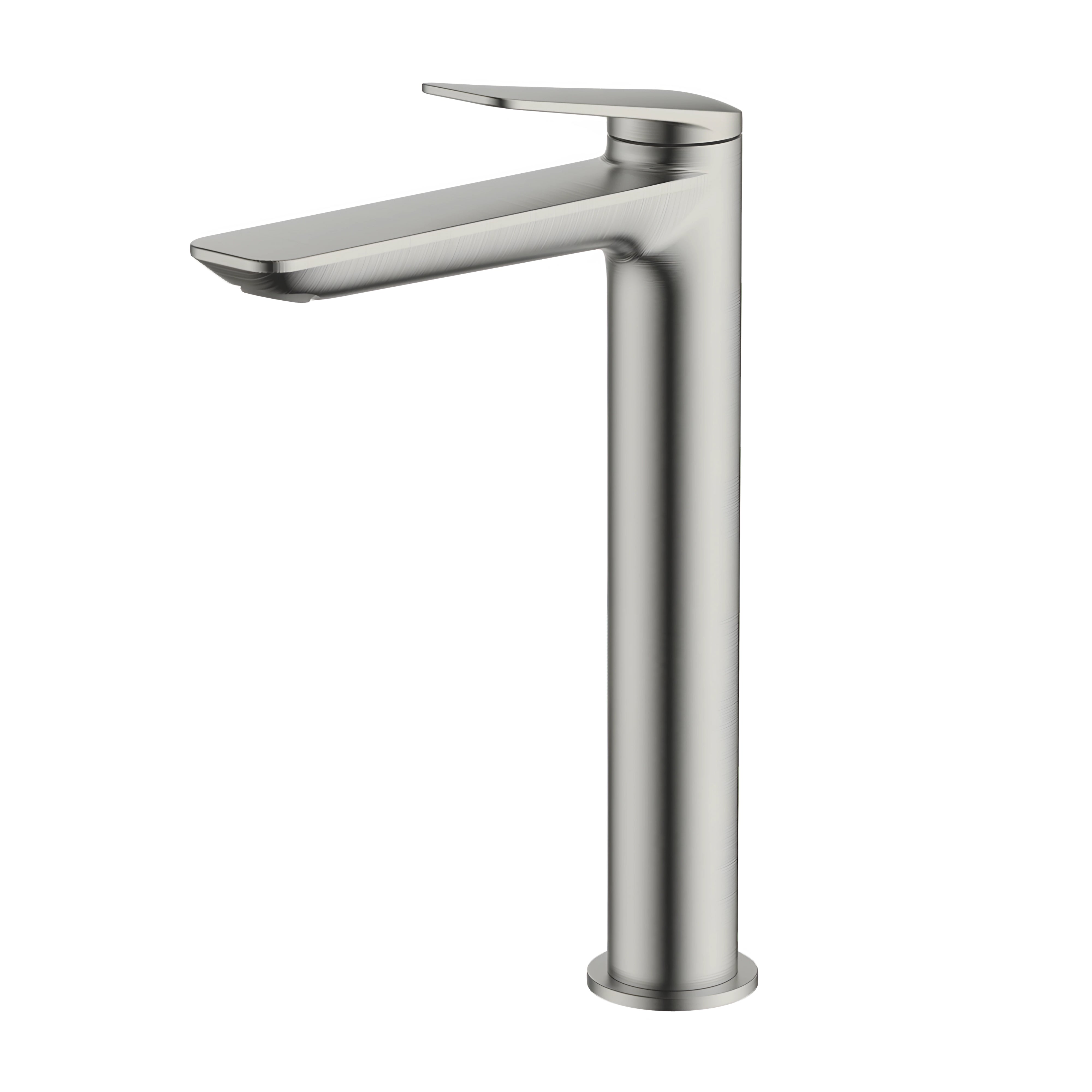 GARETH ASHTON VELA TALL BASIN MIXER BRUSHED NICKEL