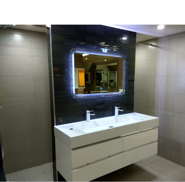 BEL BAGNO BATH FRAMELESS LED MIRROR 1200X700MM