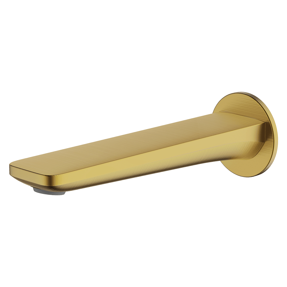 GARETH ASHTON VELA BASIN / BATH SPOUT 165MM BRUSHED BRASS