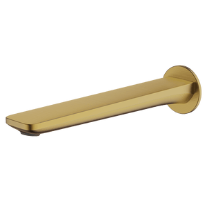 GARETH ASHTON VELA BASIN / BATH SPOUT 220MM BRUSHED BRASS