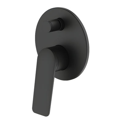 GARETH ASHTON VELA WALL MIXER WITH DIVERTER BLACK