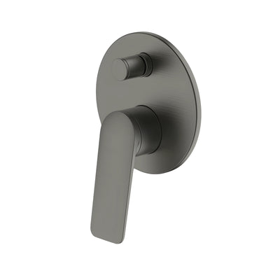 GARETH ASHTON VELA WALL MIXER WITH DIVERTER GUN METAL