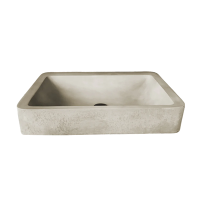 VEROTTI DAKOTA ABOVE COUNTER CONCRETE BASIN MATTE GREY 600MM