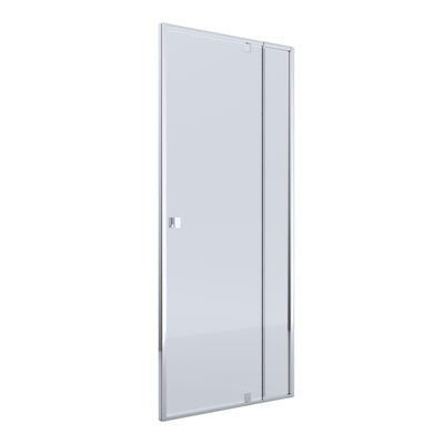 BELLA VISTA OLIVIA SEMI FRAMED PIVOT DOOR FRONT ONLY SHOWER SCREEN CHROME