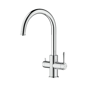 BELLA VISTA MICA HERITAGE 3-WAY FILTER SINK MIXER 380MM CHROME