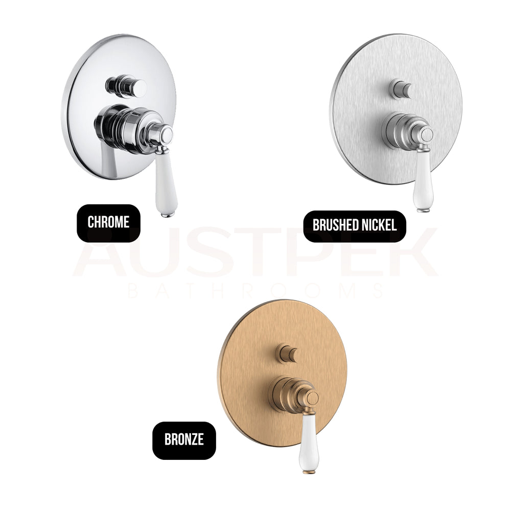 ARMANDO VICARIO PROVINCIAL WALL MIXER WITH DIVERTER CHROME