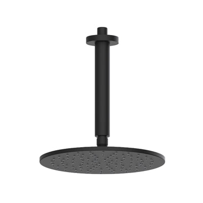 ARMANDO VICARIO PIAZZA SHOWER HEAD AND ARM 250MM BLACK